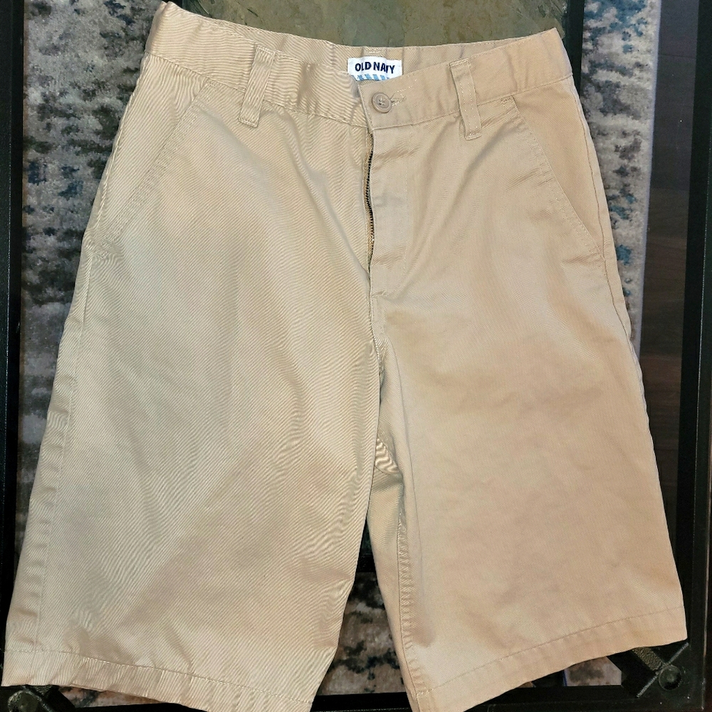5 for $25!  Boys khaki shorts